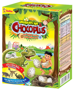 Bonbons croquants colorés en forme d'œufs de dinosaure au chocolat et aux cacahuètes pour enfants - Vente en gros pour distributeurs de snacks - Product Image 3