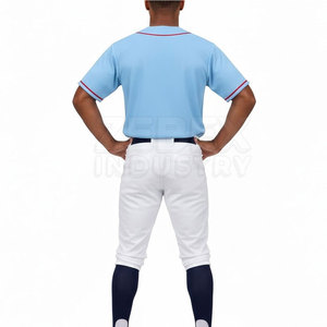 Nouvelle conception, couleur personnalisée, uniforme de baseball respirant en polyester, selon la demande du client, en vente - Product Image 2
