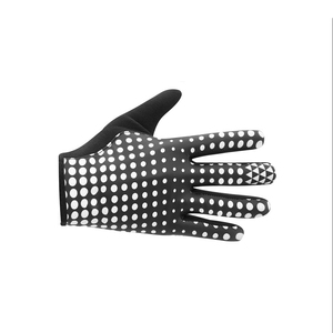 Full Finger Cycling <b>Gloves</b> Black With Pink Accents <b>Touchscreen</b> Compatible Hook And Loop Closure Unisex Outdoor Use - Product Image 2