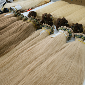 Prix d'usine en gros, extensions de cheveux 100% cheveux humains, soyeuses et lisses, en vrac, lisses, provenant d'Asianslavichair, Vietnam - Product Image 6