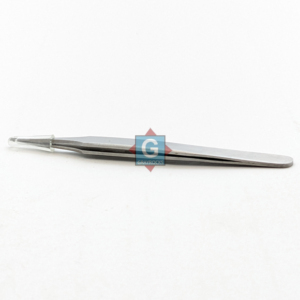 Stainless Steel Eyelash Tweezers Smooth Tip <b>Precision</b> <b>Tool</b> for Lash Extensions - Product Image 3