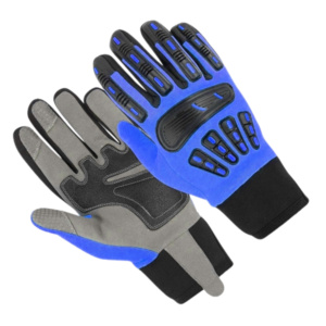 Gants de travail mécaniques en cuir synthétique renforcé Amara, haute performance, enduits de latex, résistants aux chocs et à la chaleur, avec protection en caoutchouc TPR - Product Image 5
