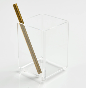 Promotional Acrylic Pen Holder Acrylic Custom Transparent Cosmetic <b>Brush</b> Storage Promotional Pen Stand Crafts - Product Image 1