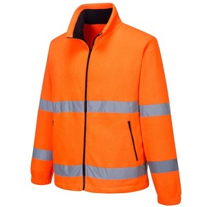 Chaqueta de Seguridad de Alta Visibilidad ANSI Clase 1 EN ISO Clase 1 con LED Intermitente Reflectante de Dos Tonos Naranja y Verde Neón para Trabajadores de Carreteras - Product Image 5