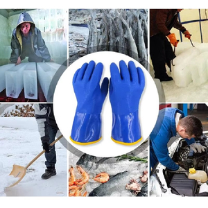 Good Quality Orange PVC Work Safety Guantes Wholesale PVC Coated Labor Hand Protection Double Dip Grip Safety Work <b>Gloves</b> - Product Image 6