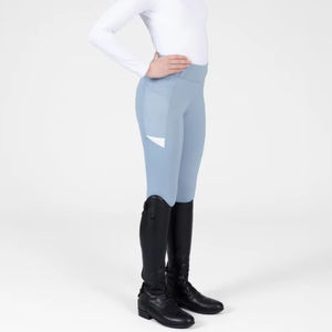 Pantalons d'équitation pour enfants, tissu extensible et respirant, coupe ajustée, jodhpurs durables pour la compétition. - Product Image 1