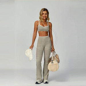 Ensemble 2 pièces décontracté pour femme, col sans col, coupe ample, toucher doux, couleur unie, écologique, pour le quotidien - Product Image 5
