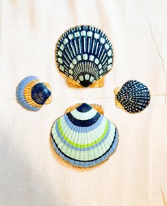 Shell <b>painting</b> art handmade seashell crafts painted seashells bulk sea shells <b>ocean</b> theme decor - Product Image 6