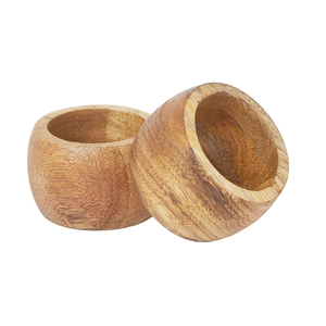 Handmade Natural <b>Wooden</b> Napkin Rings Set <b>Rustic</b> Napkin Holders for <b>Dining</b> <b>Table</b> Decor Wedding Party Hotel <b>Table</b> Setting Elegant - Product Image 1