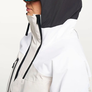 Conjunto de Chaqueta y Pantalones de Esquí para Mujer, Impermeables, con Aislamiento de 10.000 mm, con Capucha, Bloques de Color, Cierre de Cremallera, Relleno Sintético de Poliéster/Nailon - Product Image 3