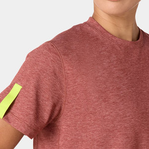 Camiseta Deportiva para Mujer, Elástica, de Color Sólido, Transpirable, 180 g/m², Ligera, Anti-Pilling, Personalizable, en Spandex/Poliéster - Product Image 4