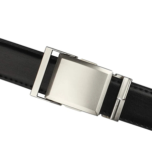Genuine Leather Casual <b>Belt</b> With Double Prong Iron Buckle Solid Tan Color Durable Cow Hide Men's <b>Belt</b> - Product Image 4
