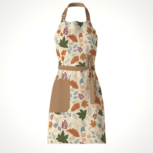 Delantal de Cocina de Algodón con Correa Ajustable para el Cuello y Bolsillos Profundos, Delantal de Chef Resistente - Product Image 2