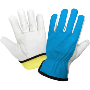 Guantes de Conducción Antivibración de Cuero de Vaca de Alta Resistencia con Características de Seguridad Reflectantes para Construcción, Soldadura y Protección Personal de las Manos - Product Image 5
