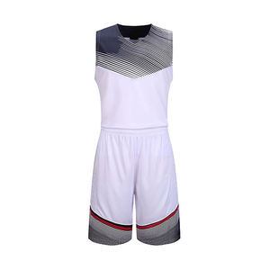 Uniforme de basket-ball imprimé respirant 100% polyester, sur mesure, nouveau design, haute qualité - Product Image 1