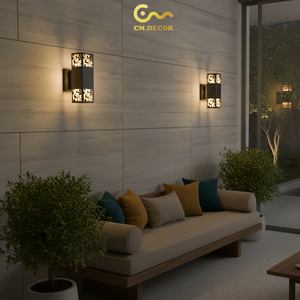 CM Decor Minimalist Waterproof LED Wall <b>Light</b> Inox Wall <b>Sconce</b> for Living Room Garden Corridor - Product Image 6
