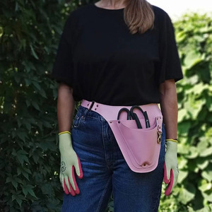 Wholesale leather florist <b>tool</b> <b>belt</b> heavy duty gardening organizer professional multi pocket adjustable waist <b>tool</b> <b>belt</b> for men - Product Image 5