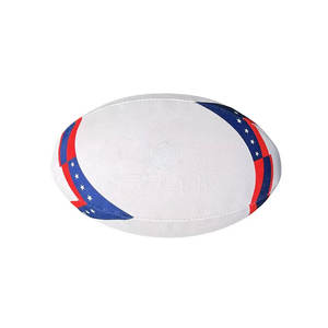 Balón de Rugby con Logotipo Personalizado, Duradero, de Cuero PU, Profesional, para Entrenamiento y Partidos, en Venta en Línea - Product Image 1
