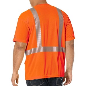 Wholesale <b>High</b> Quality Hi <b>Vis</b> <b>Shirts</b> Tops Reflective Working <b>T</b> <b>Shirt</b> Working Clothing - Product Image 2