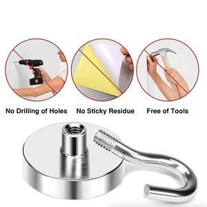 10 Pack Strong <b>N52</b> Neodymium <b>Magnet</b> Hooks Dia Hook Hanger Wall Storage USA Product - Product Image 2