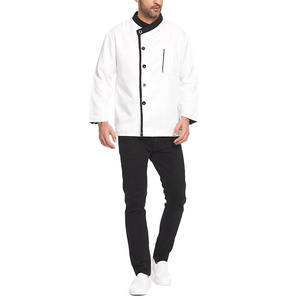 เสื้อเชฟผู้บริหารราคาดีที่สุด ปรับขนาดได้ คุณภาพสูง แขนสั้น ยูนิเซ็กซ์ สำหรับพนักงานโรงแรม - Product Image 5