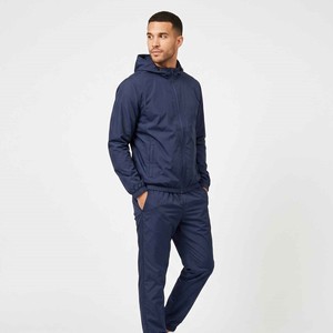 Custom Mens Set Zip up <b>Nylon</b> Breathable Funnel Neck Jacket <b>Joggers</b> Two Piece Windbreaker Set Tracksuits for Men custom logo - Product Image 3