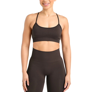 Soutien-gorge de sport pour femme, nouveau design, avec bonnets intégrés, large bande élastique, pour la gym et la course à pied, avec services OEM de qualité économique. - Product Image 1