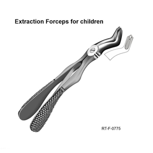 Forceps d'extraction ergonomiques pour enfants, modèle anglais, en acier inoxydable, par Roboz Tech Pakistan - Product Image 1