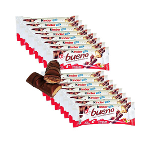 High Quality Kinderr Bueno Brown <b>Biscuit</b> Pasty Chocolate Bars at Cheap Price - Product Image 3