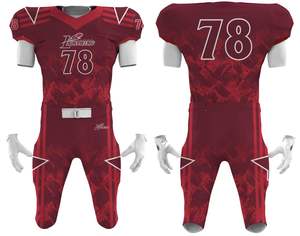 Nuevas Camisetas Personalizadas de Fútbol Americano, Uniformes de Equipo, Impresión de Nombre y Número, Fabricación OEM, Ropa Deportiva Transpirable de Secado Rápido - Product Image 2
