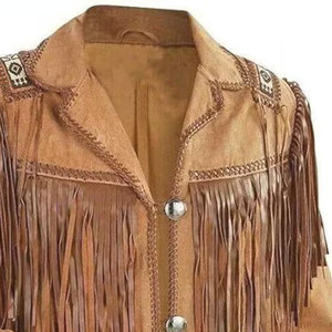 Premium Quality Brown <b>Suede</b> Leather Biker <b>Jacket</b> For Men Slim Fit Vintage Motorcycle Coat Exclusive Custom Winter Outerwear - Product Image 6