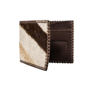 Portefeuille Homme Luxe Vintage en Cuir de Vachette Chevelé Anti-Vol avec Doublure en Polyester et Fermeture à Rabat Motif Imprimé Animal – Meilleure Vente - Product Image 2