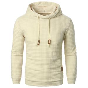 Sweat-shirts d'hiver pour hommes grandes tailles, à fermeture éclair, doublés de polaire, écologiques, en polyester/coton tricoté, tissu doux et lisse, respirant - Product Image 1