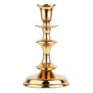 ชุดเชิงเทียนอะลูมิเนียมขนาดเล็กสีเงิน/ทอง แบรนด์ Imperium ทำด้วยมือ ทนทาน เหมาะสำหรับตกแต่งบ้านในวันคริสต์มาสและวันวาเลนไทน์ - Product Image 6