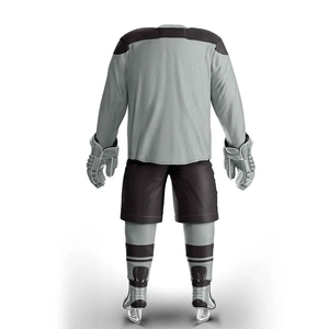 Uniforme de hockey sur glace respirant et à séchage rapide, dernier design - Impression par sublimation personnalisée avec couleurs et tailles sur mesure - Product Image 3
