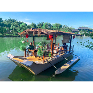 OMH K240 Maison-bateau en composite durable avec toit pour les loisirs et l'utilisation en extérieur 579,1L x 218,4W x 330,2H cm 8 personnes - Product Image 2