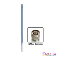 Antenne en fibre de verre Eteily 2,4 GHz/5,8 GHz 20 dBi à gain élevé avec connecteur N mâle fabriquée en Inde
