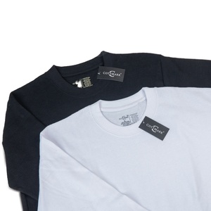 Camiseta térmica de invierno para hombre, transpirable, informal, sin cuello, de punto, de color liso, de manga larga, de algodón elástico, ropa interior cálida - Product Image 6