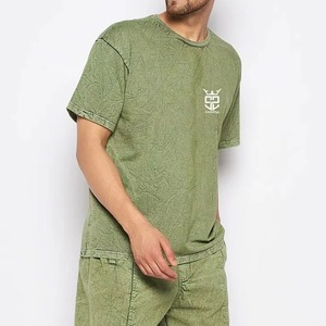 Diseña tu Propio Logotipo, Camisetas para Hombre con Lavado Ácido, 100% Algodón, Corte Holgado, Ropa Casual, Último Diseño en Camisetas con Lavado Ácido para Hombre - Product Image 4