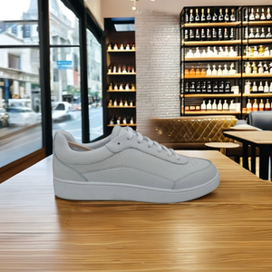 Chaussures de course décontractées en cuir léger unisexe à la mode respirant anti-dérapant usure quotidienne bout fermé style de vie actif style de marche - Product Image 1