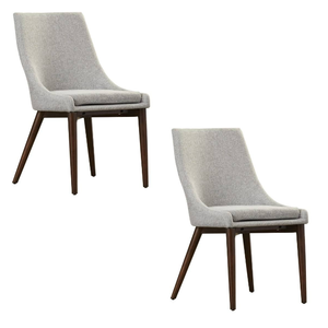 Chaises de salle à manger en tissu, mobilier de salle à manger pour hôtel et maison, design moderne minimaliste, chaises sans accoudoirs, EN VENTE - Product Image 5