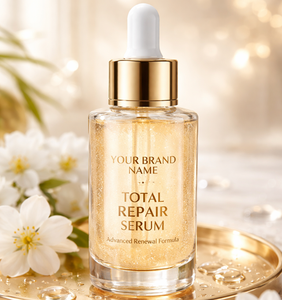 Suero Facial Reparador Total con Vitamina C y Ácido Hialurónico, Fórmula Hidratante y Reparadora de la Barrera Cutánea, Venta al por Mayor, OEM, Marca Privada - Product Image 1