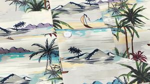 Men Beach <b>Shirts</b> Casual Summer Vacation Short Sleeve <b>Shirt</b> Printed <b>Patchwork</b> Top Beach Button Up - Product Image 5