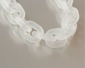 31*19mm Acrylic U-shaped Chain <b>Rubber</b> <b>Paint</b> Plastic Transparent Color Buckle Diy Hardware Bags Glasses Chain Accessories - Product Image 5