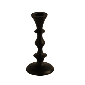 <b>Black</b> <b>Metal</b> <b>Candle</b> <b>Holder</b> Stand Decorative Taper <b>Candle</b> Stand Elegant <b>Candle</b> <b>Holder</b> for Home Decor Living Room Dining Table - Product Image 1