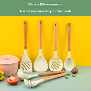 Ensemble d'ustensiles antiadhésifs résistants aux rayures avec un design élégant et des performances culinaires durables - Product Image 5
