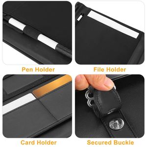 PU Leather Padfolio <b>Portfolio</b> <b>Folder</b> Business Document Organizer Case Stylish Media & Paper Holder - Product Image 5