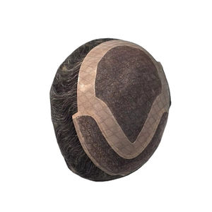 Peluca de Cabello Remy con Frente de Encaje Mono para Hombre, la Más Vendida, Encaje HD Transparente, Peluca de Cabello Humano de Alta Calidad Taz Hair Bangladesh - Product Image 3