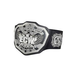 เข็มขัดแชมป์ ECW ระดับพรีเมียม มาร์ค เฮนรี่ รุ่นสั่งทำพิเศษ คุณภาพสูง สีดำและสีเงิน รุ่นสะสม - Product Image 1