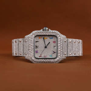 Reloj de Lujo Personalizado con Diamantes Moissanite VVS de Alta Calidad para Hombre, Nuevo y Más Vendido - Product Image 1